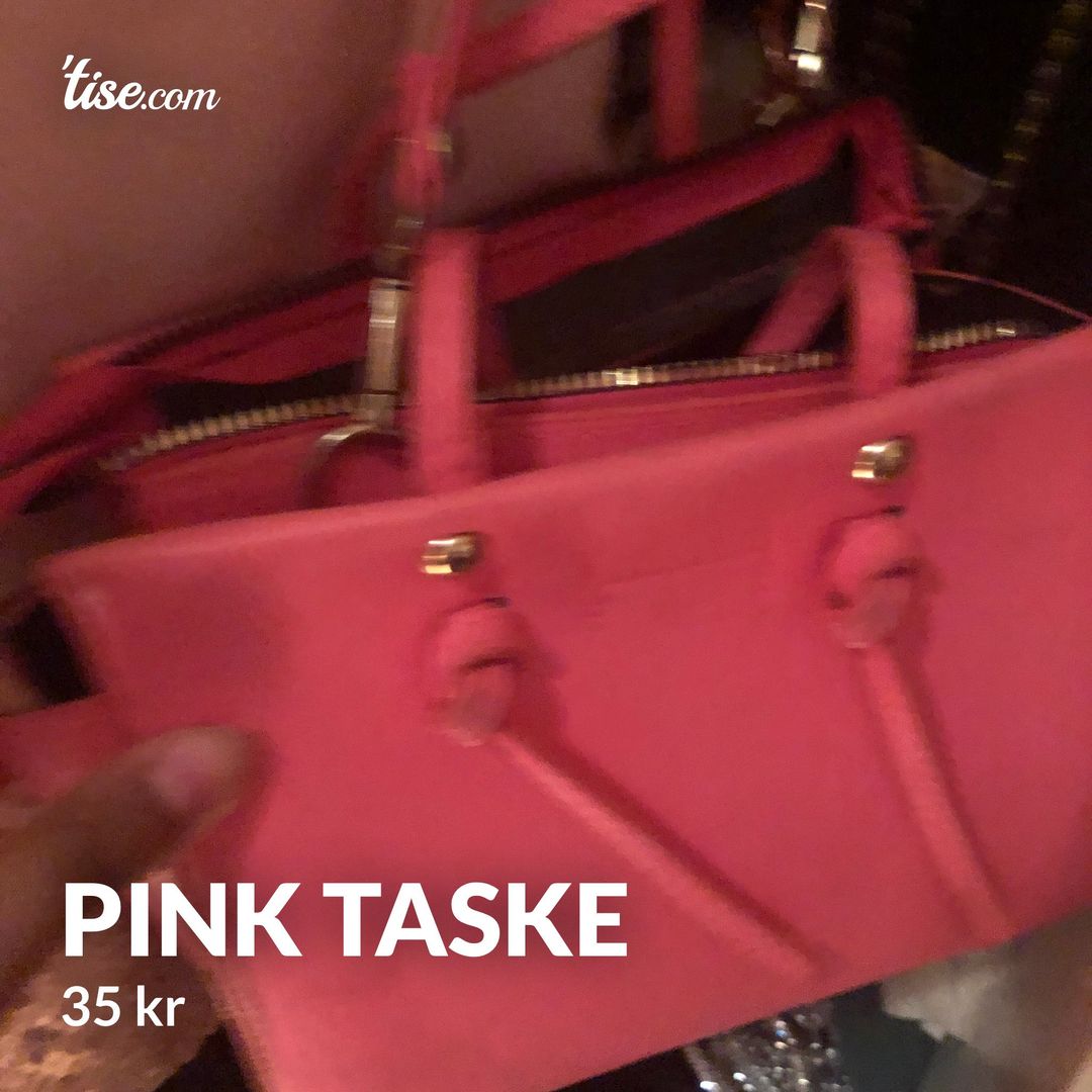 Pink taske