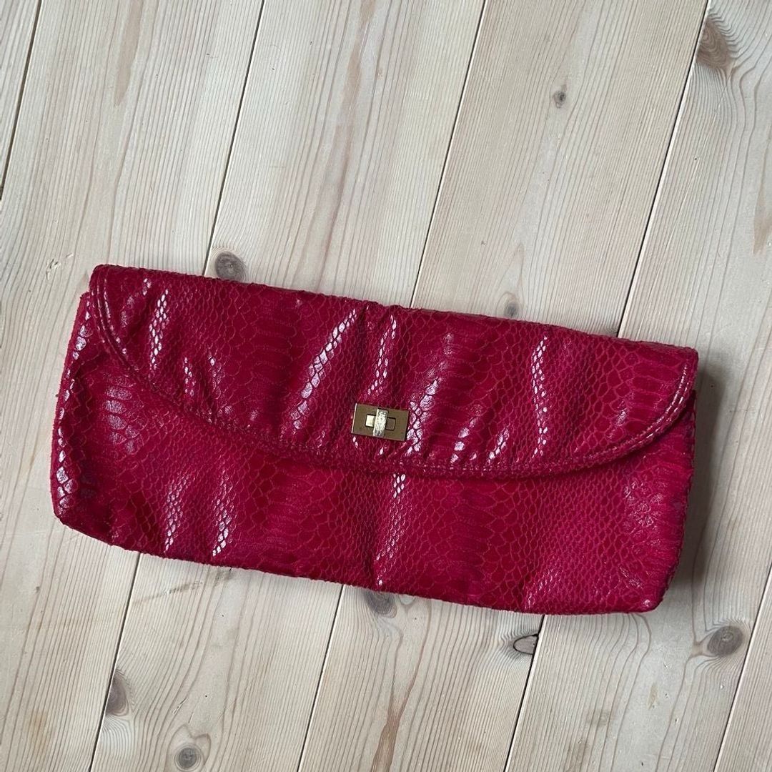 Rød vintage clutch