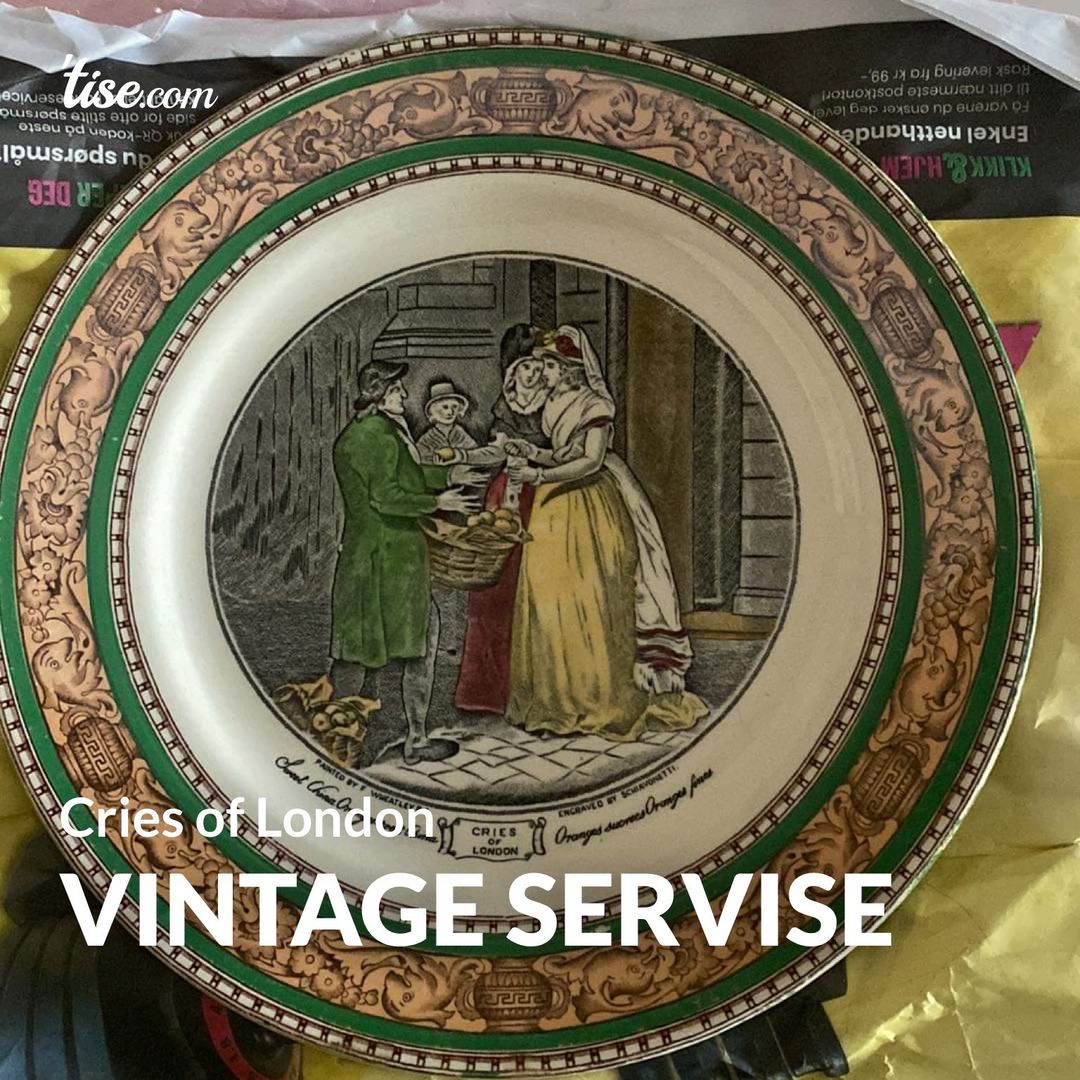 Vintage servise