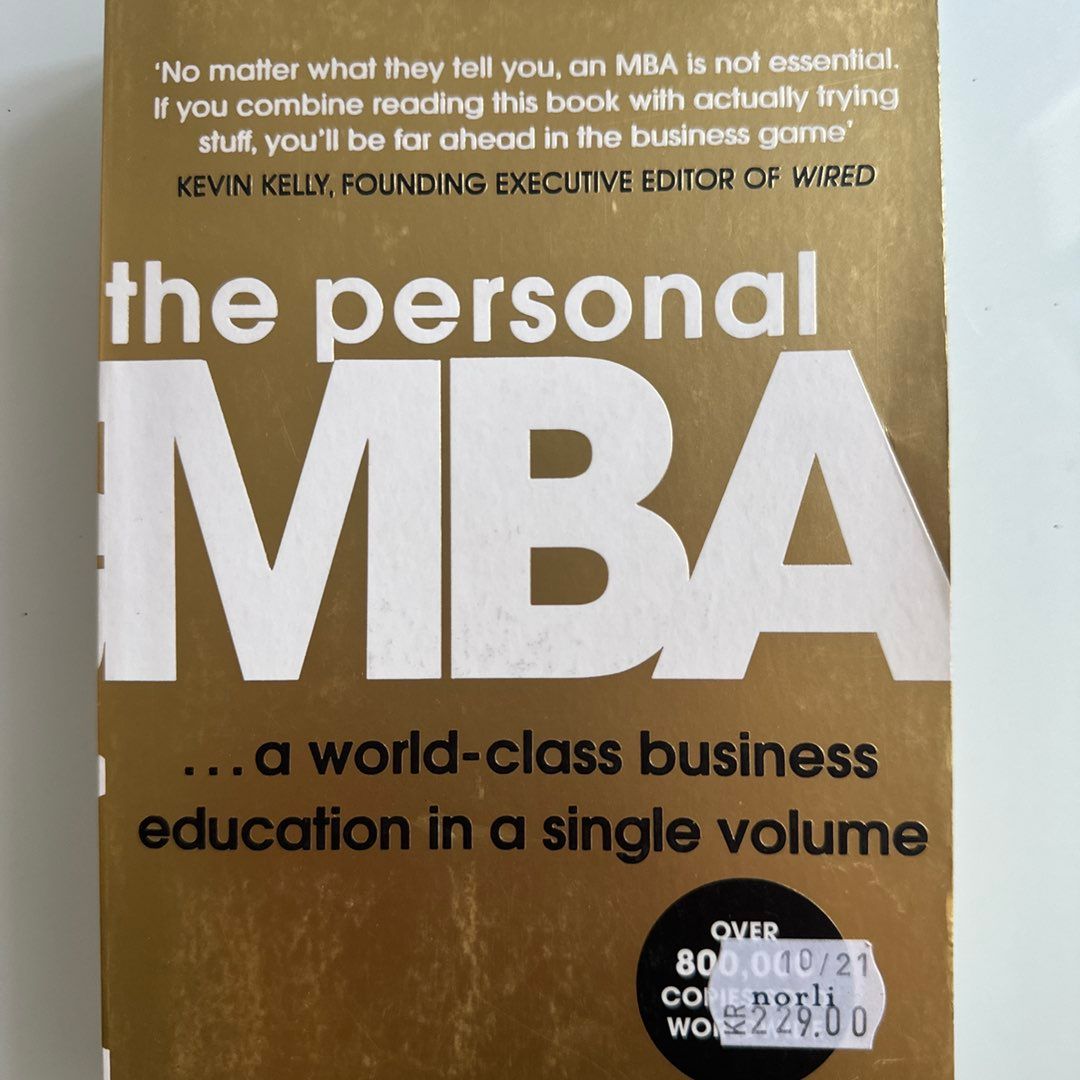 The personal MBA