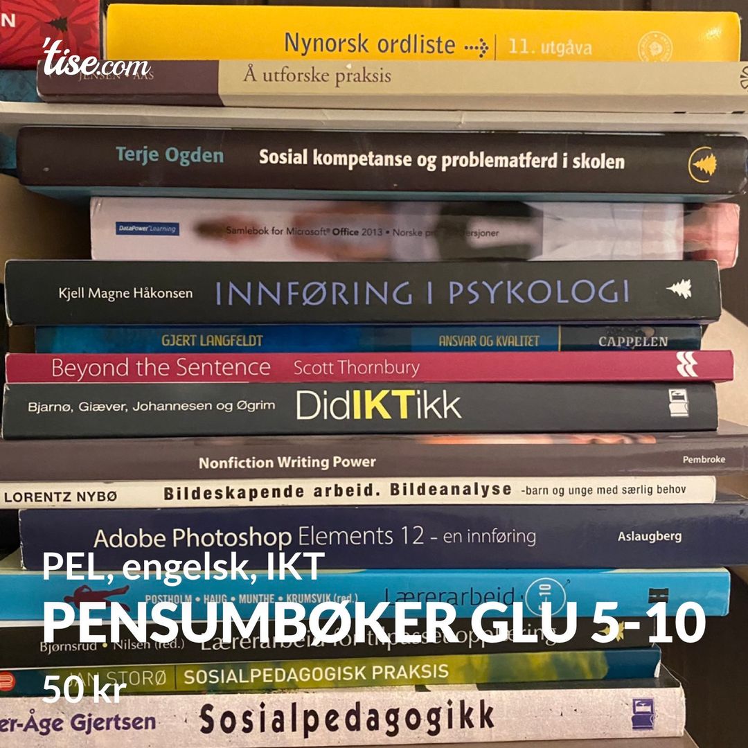 Pensumbøker GLU 5-10