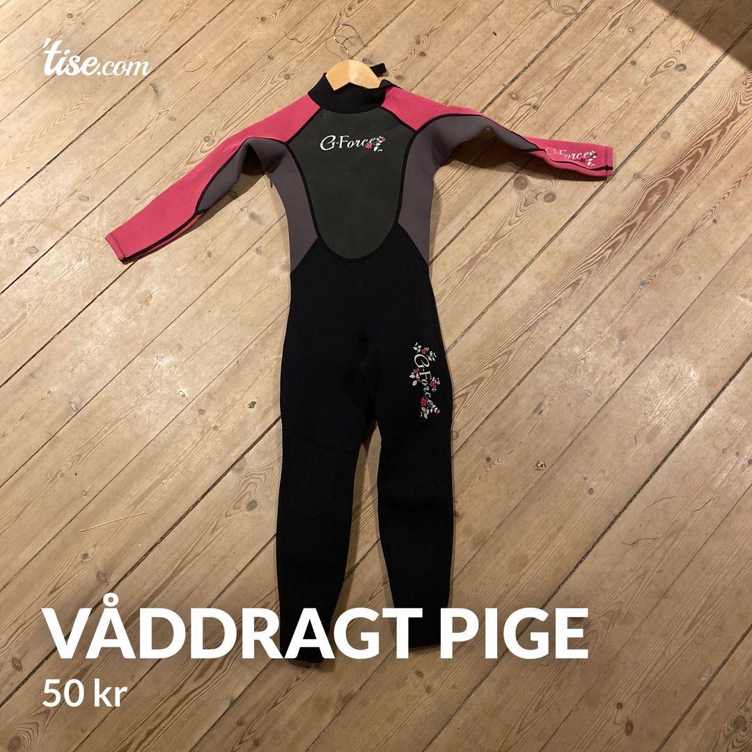 Våddragt pige