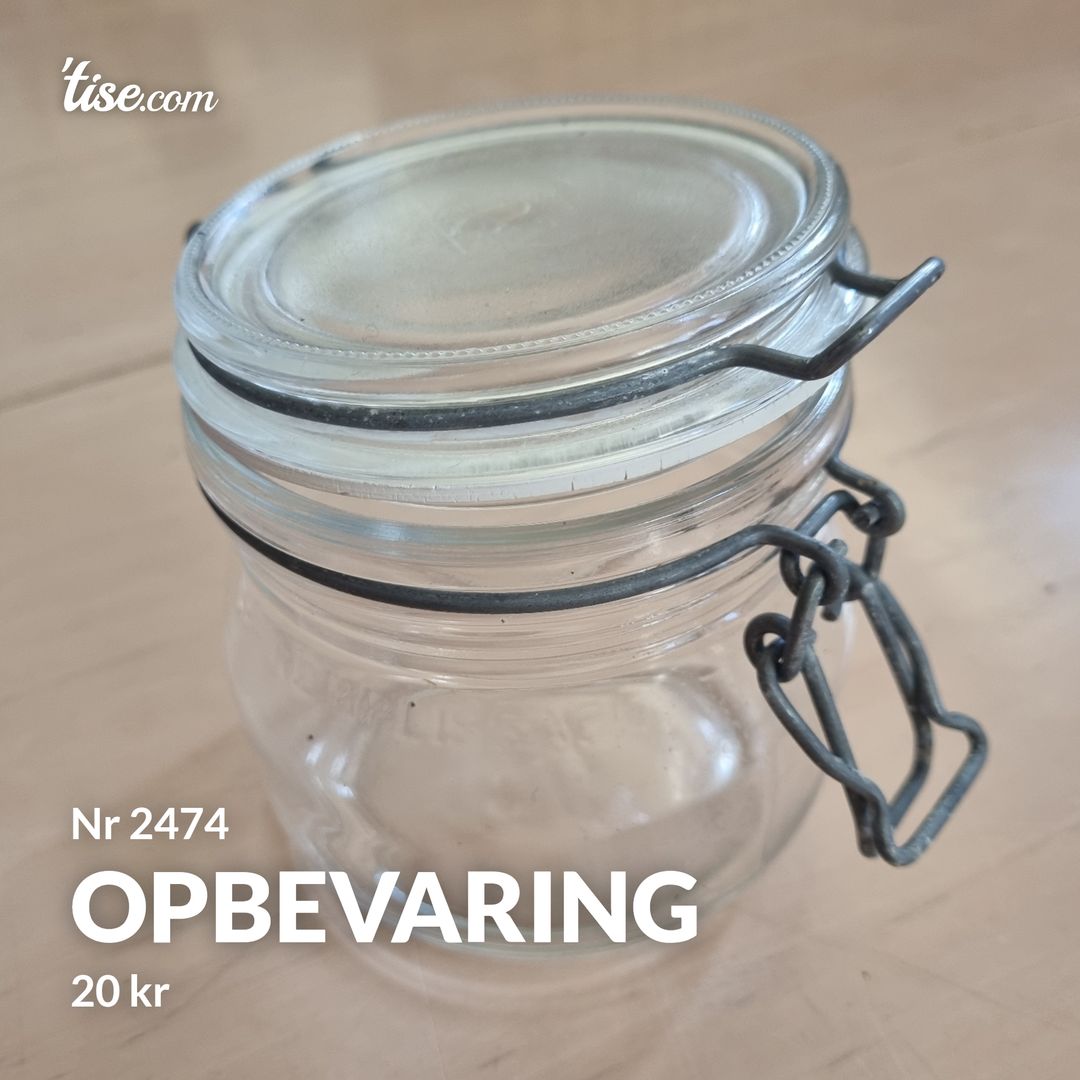 Opbevaring