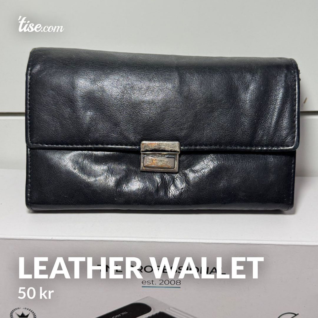 Leather wallet