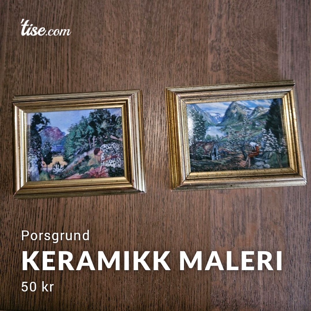 Keramikk Maleri