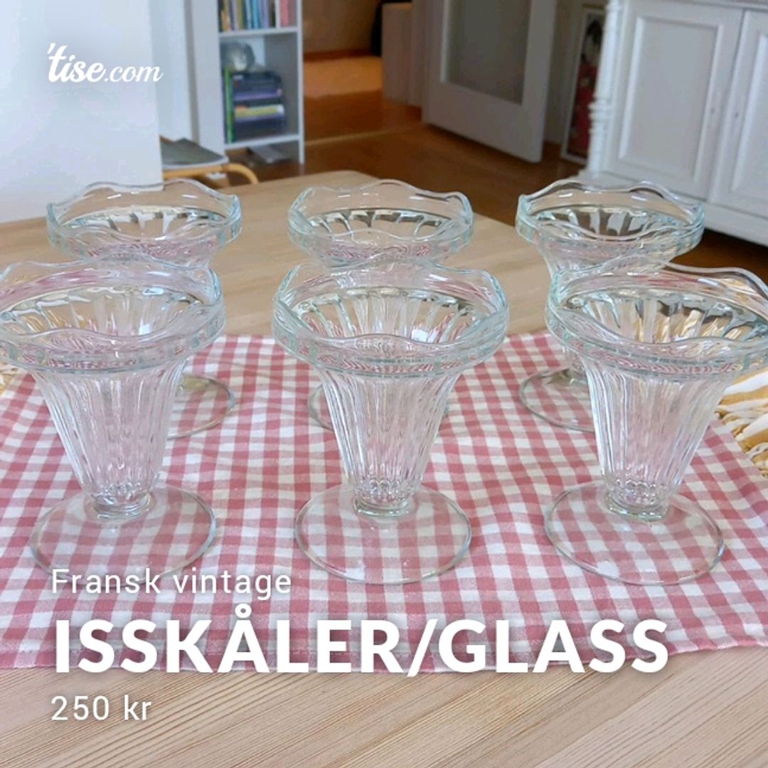 Isskåler/glass