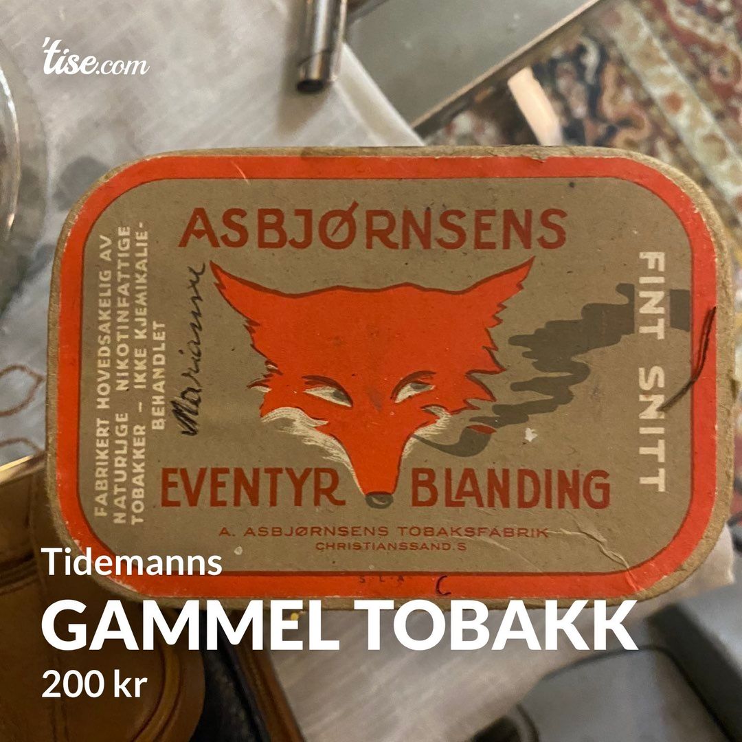 Gammel tobakk