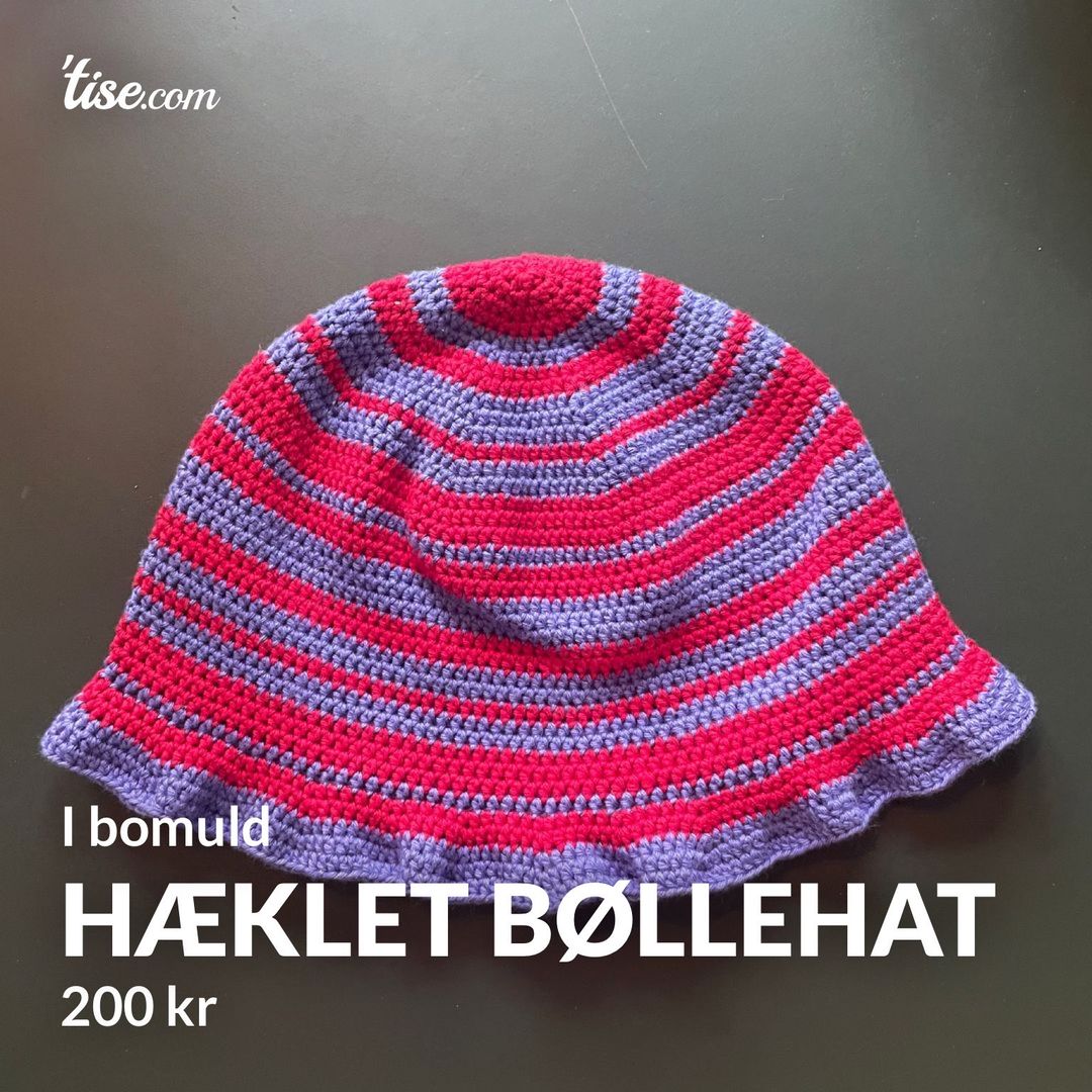 Hæklet bøllehat