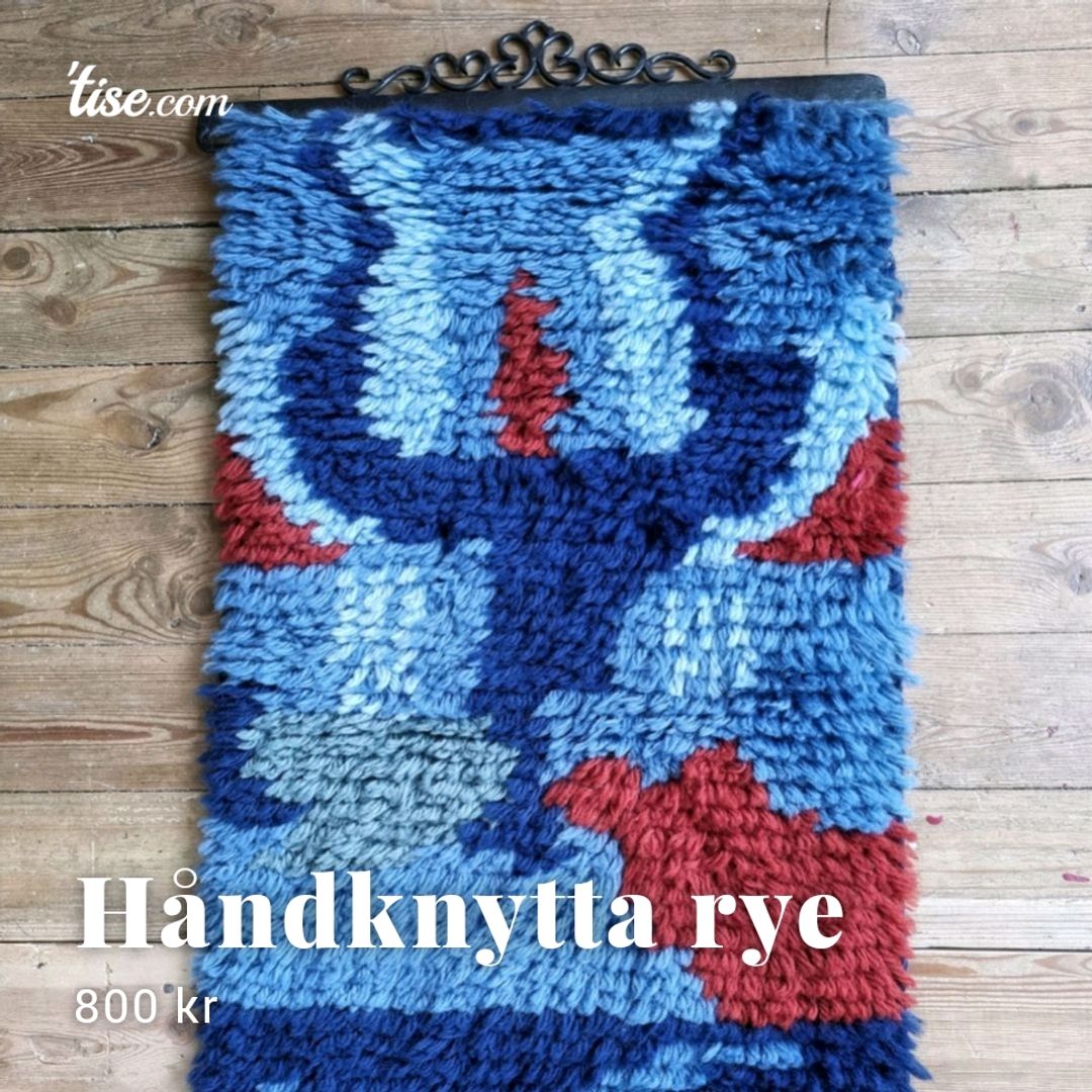 Håndknytta rye