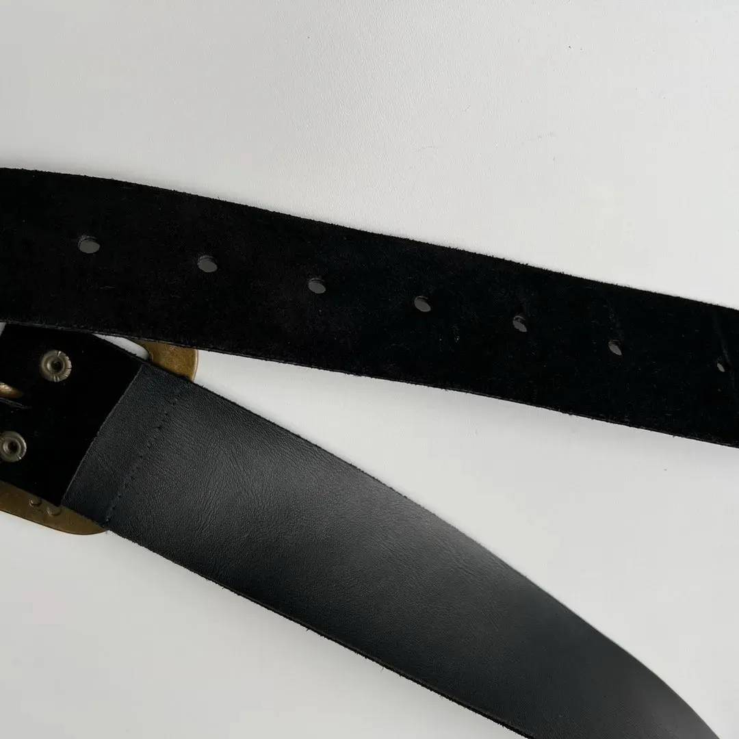 Y2K leather belt