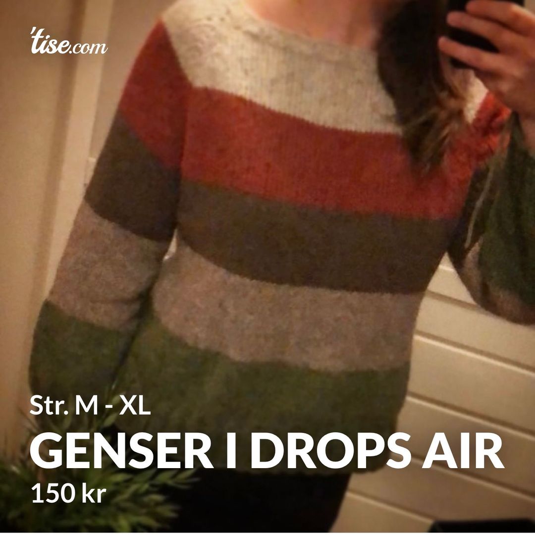 Genser i drops air