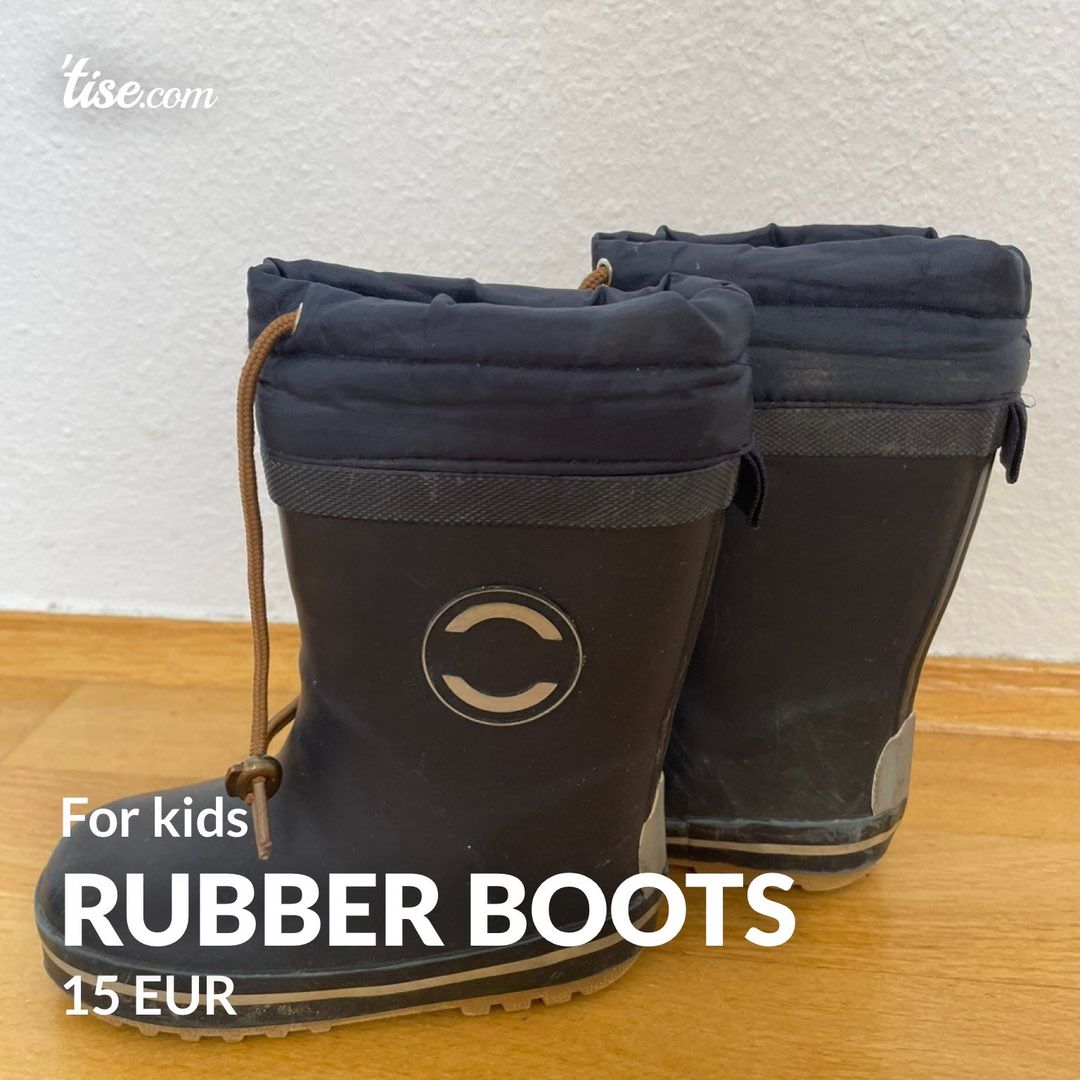 Rubber boots