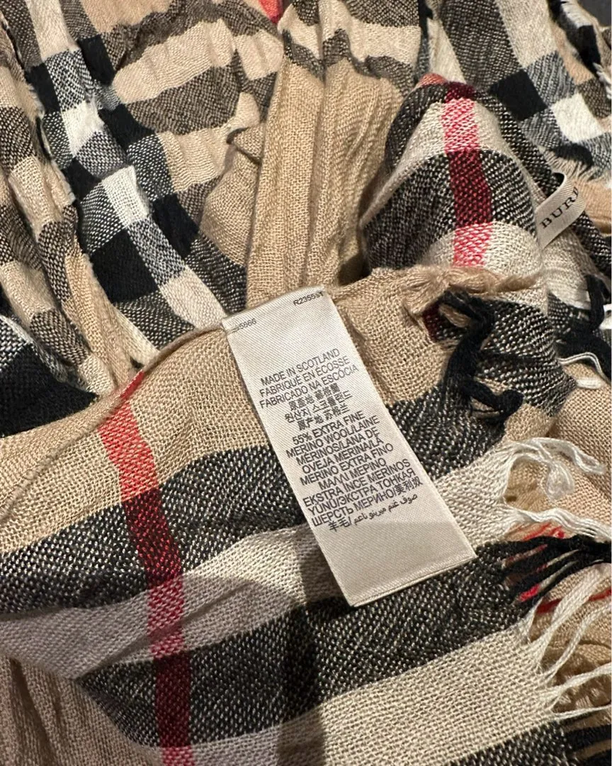 Burberry scarf