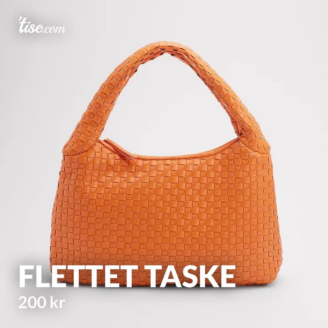 Flettet taske