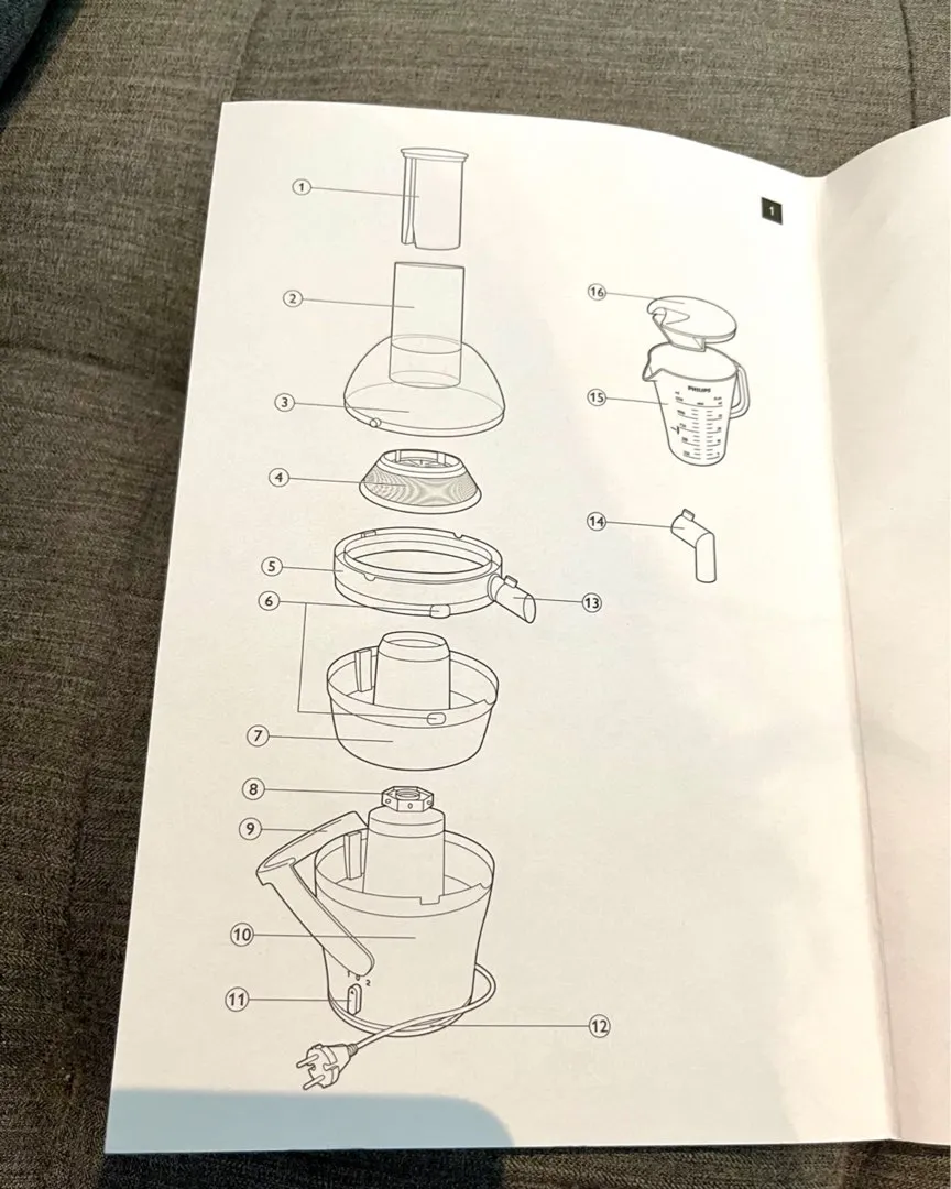 Philips juicer