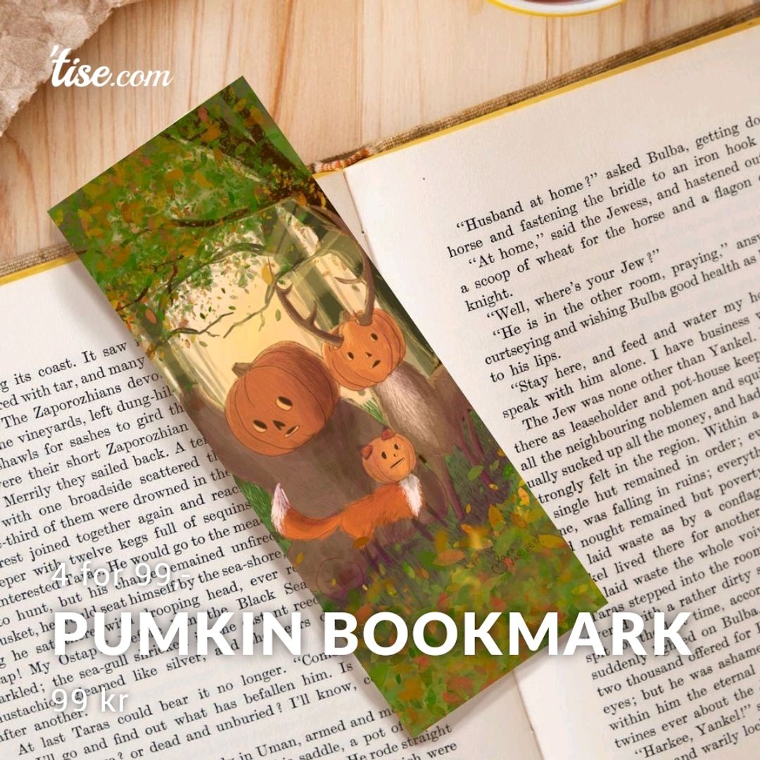 Pumkin bookmark