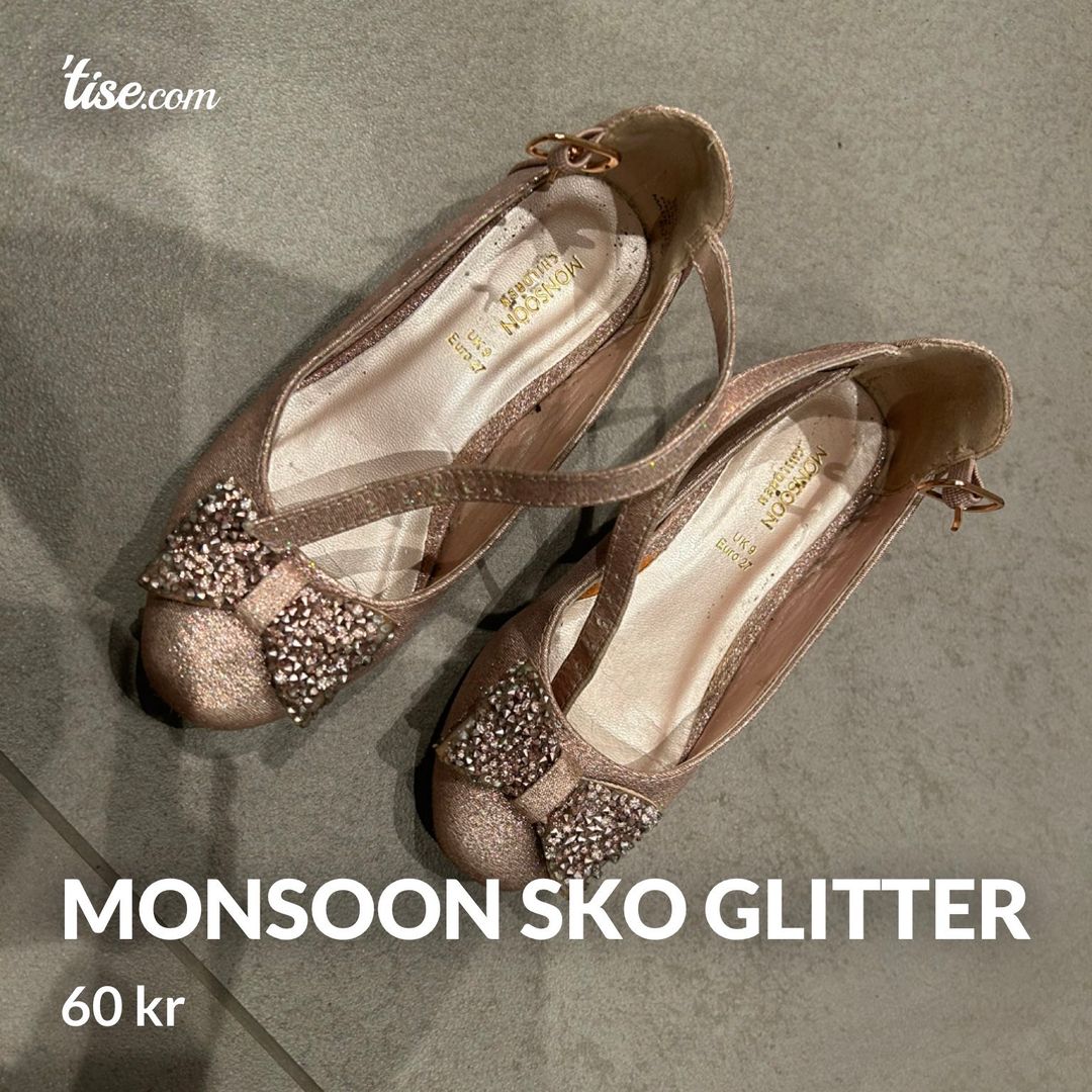 Monsoon sko glitter