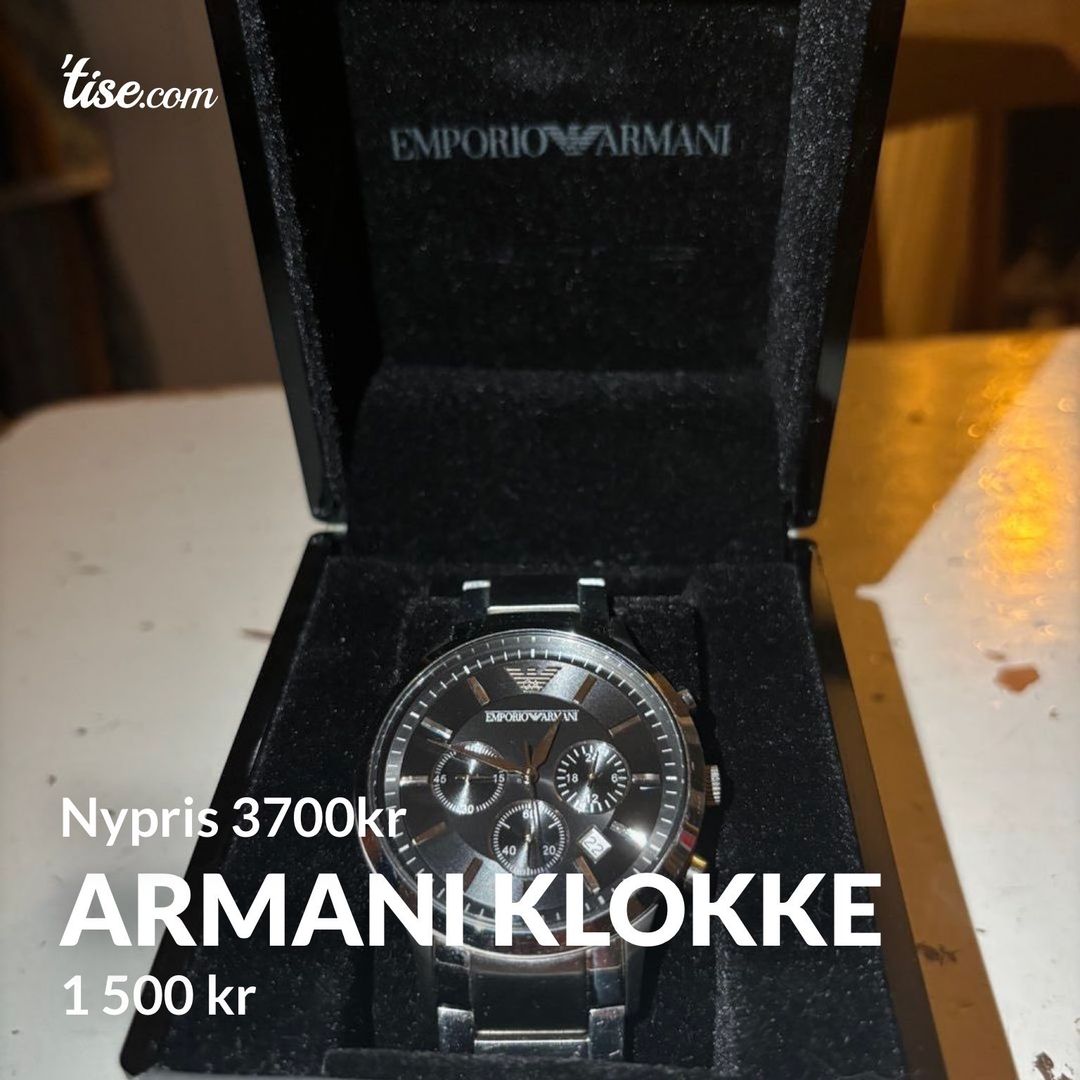 Armani Klokke