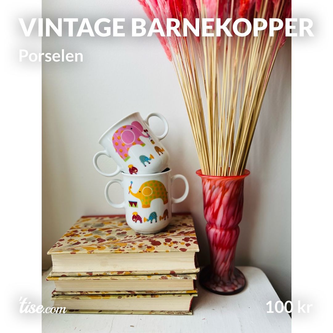 Vintage barnekopper