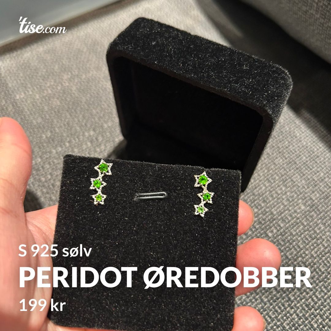 Peridot øredobber