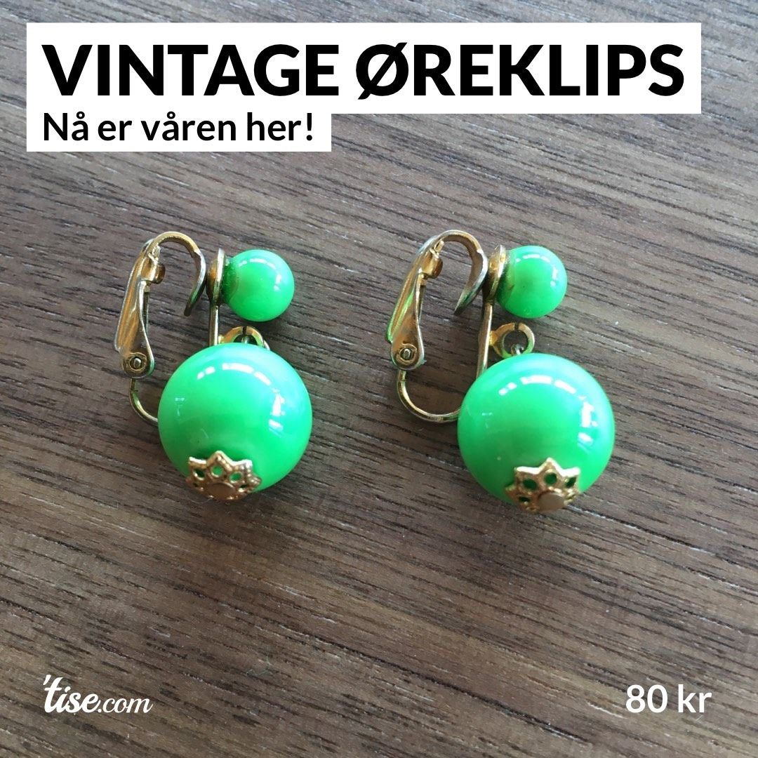 Vintage øreklips