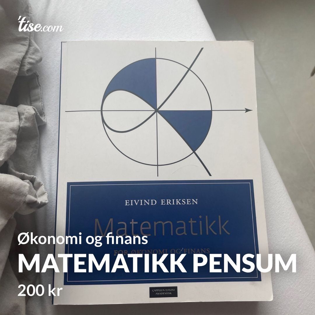 Matematikk pensum