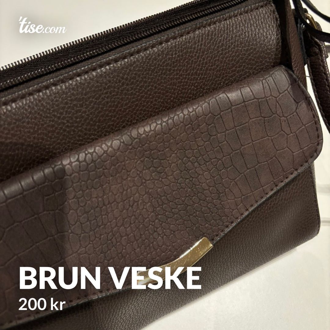 Brun veske