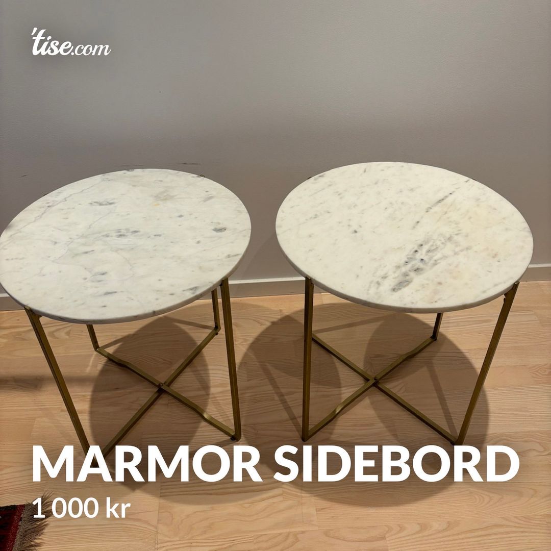 Marmor sidebord