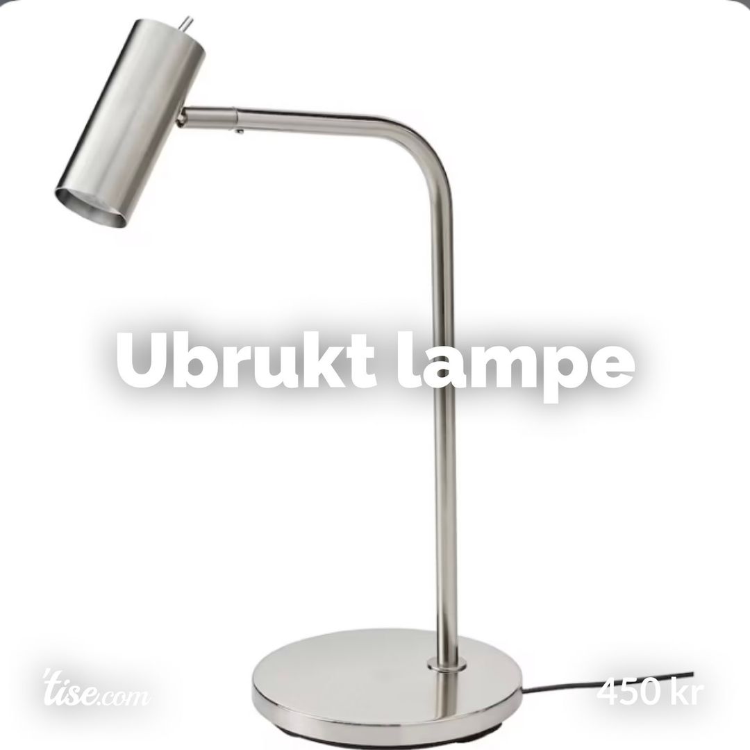 Ubrukt lampe