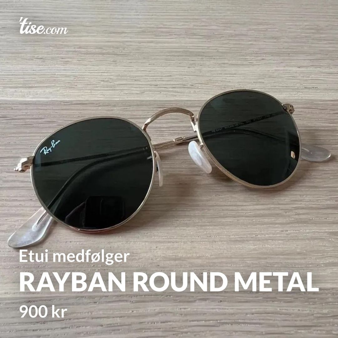 Rayban round metal