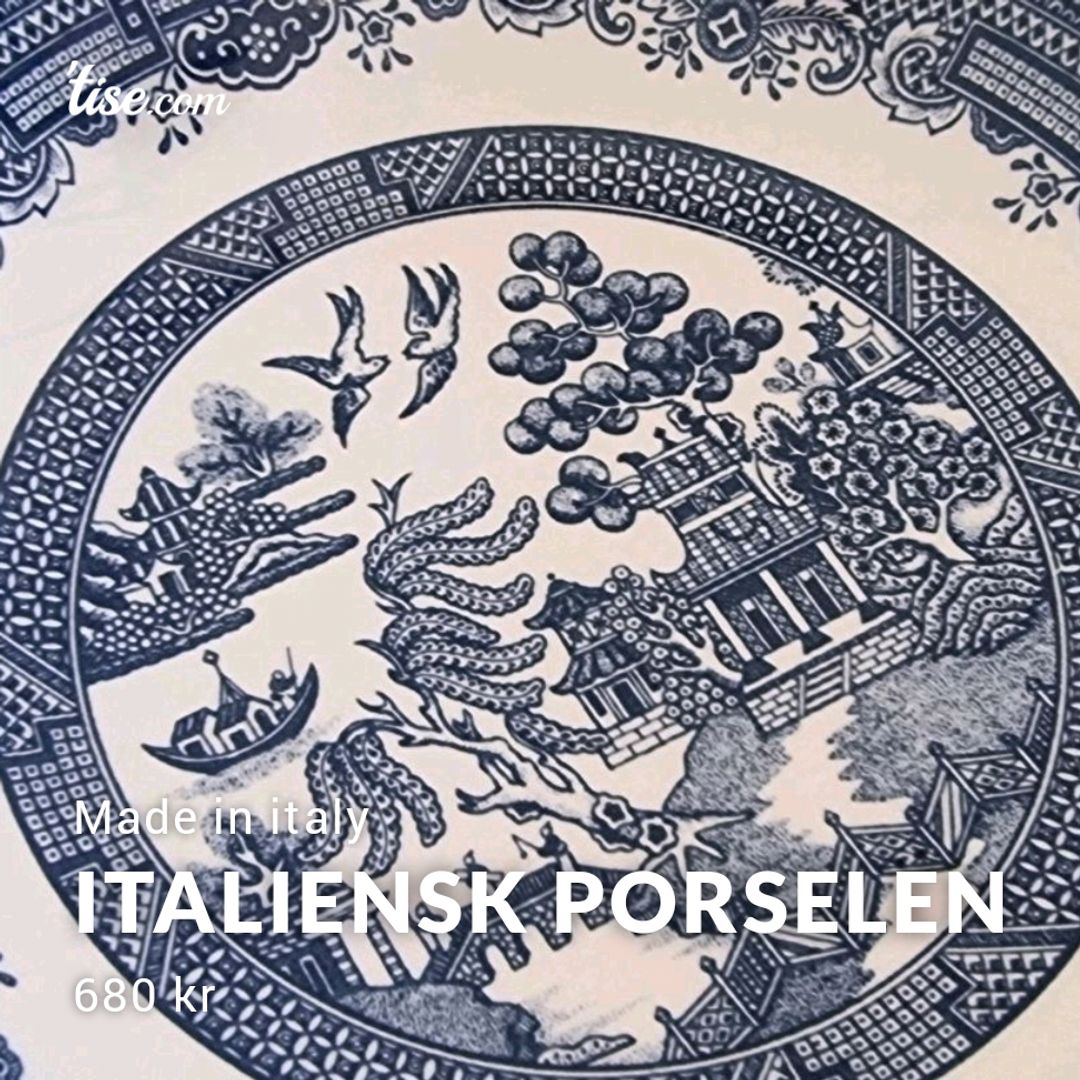 Italiensk Porselen