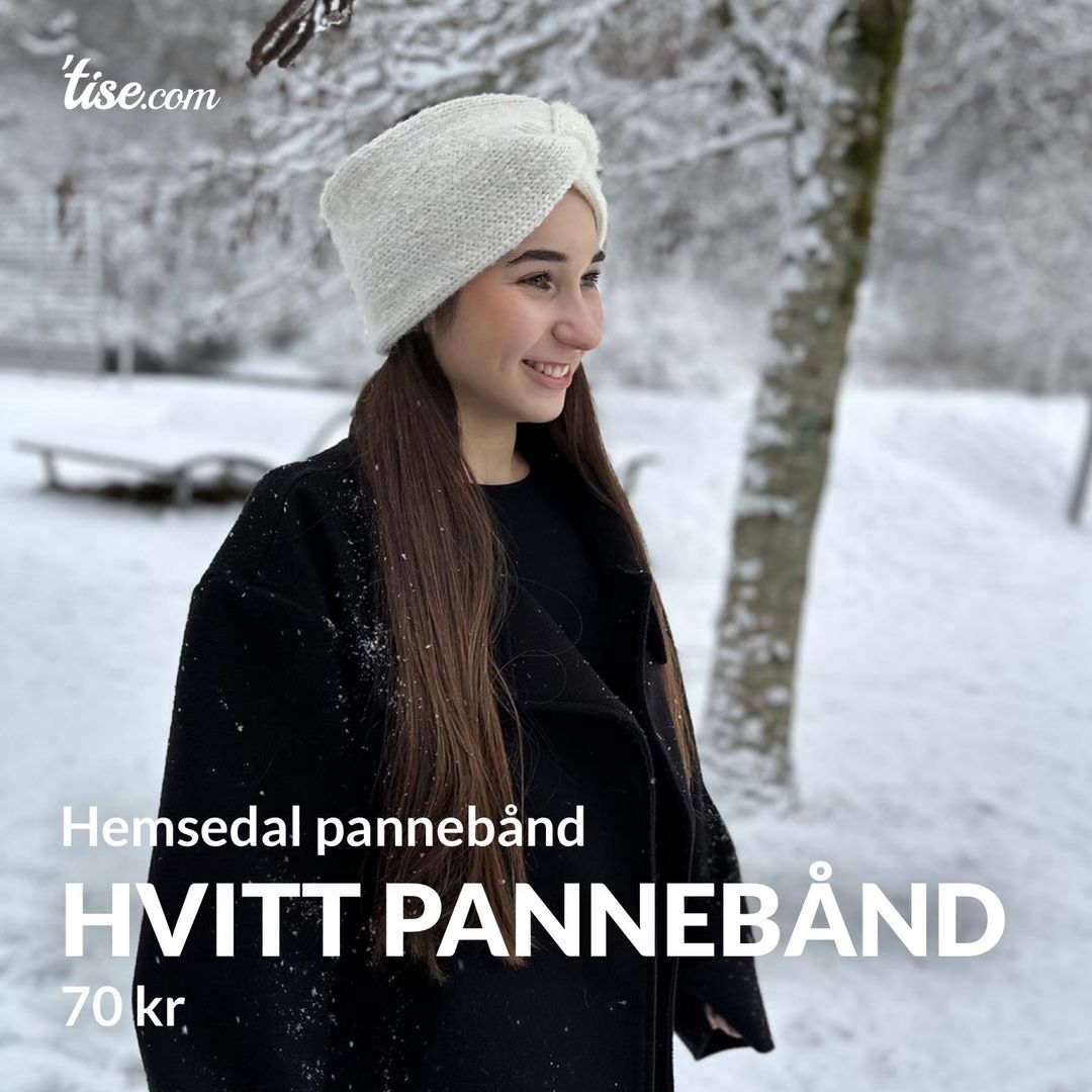 Hvitt pannebånd