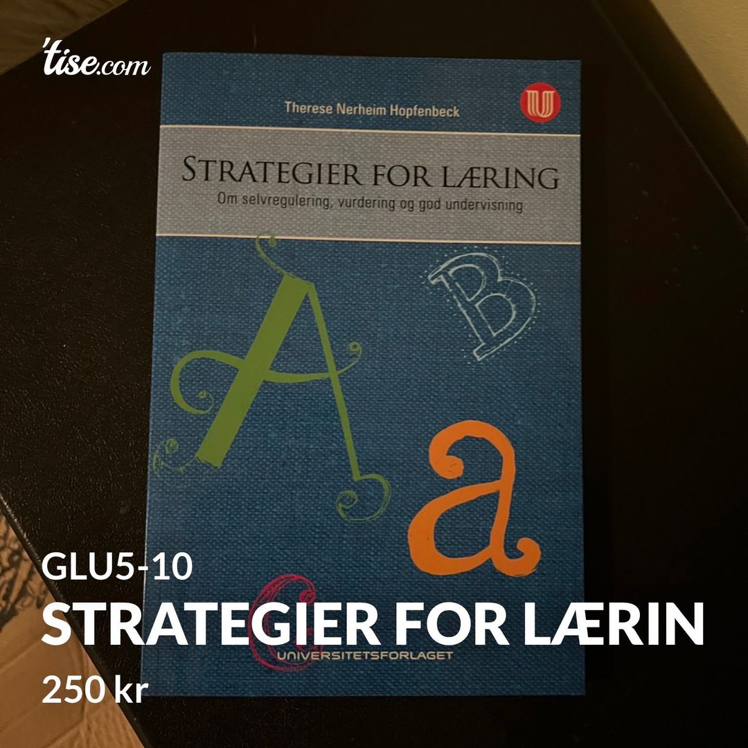 Strategier for lærin