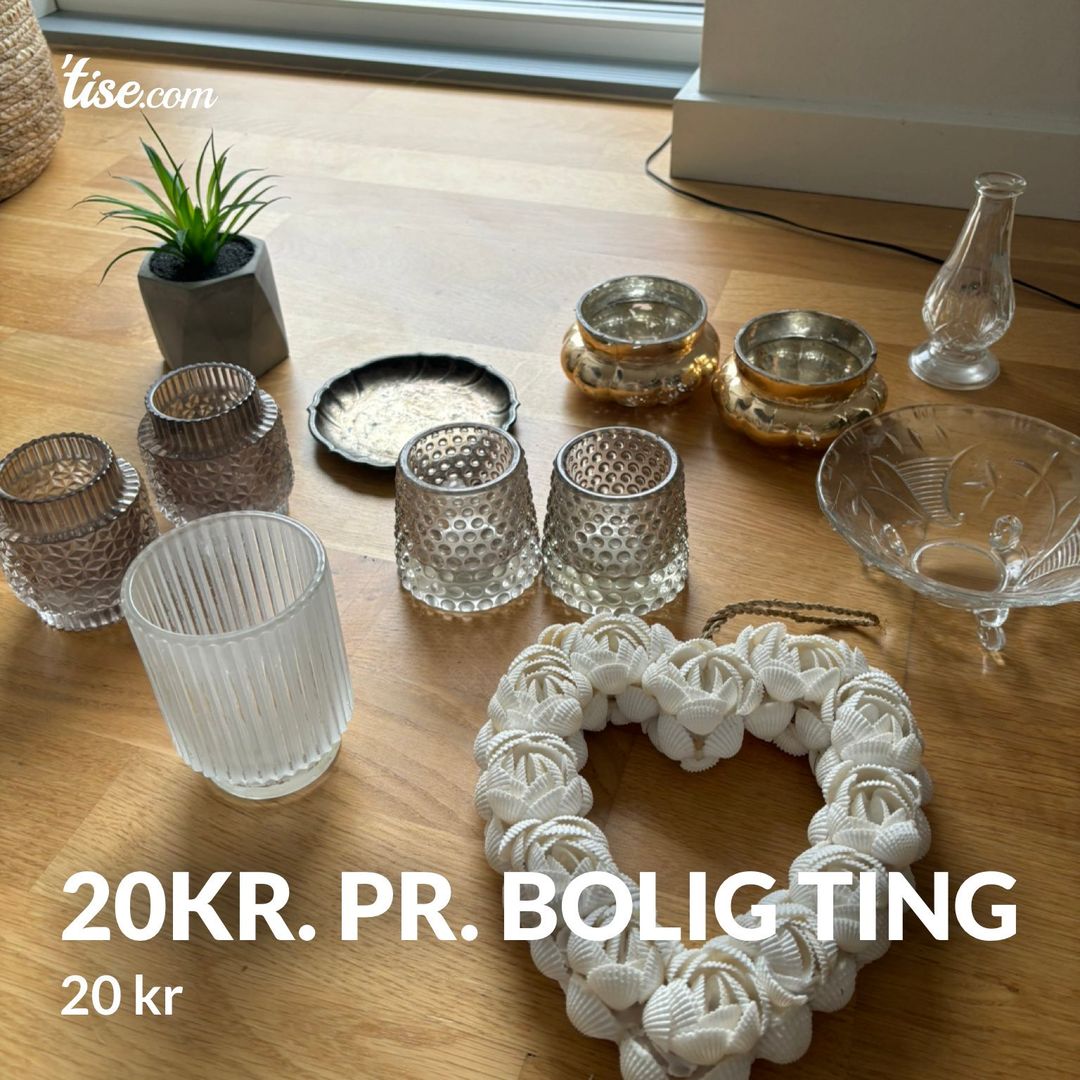 20kr pr Bolig ting