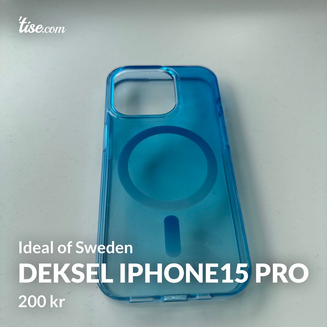 Deksel Iphone15 Pro