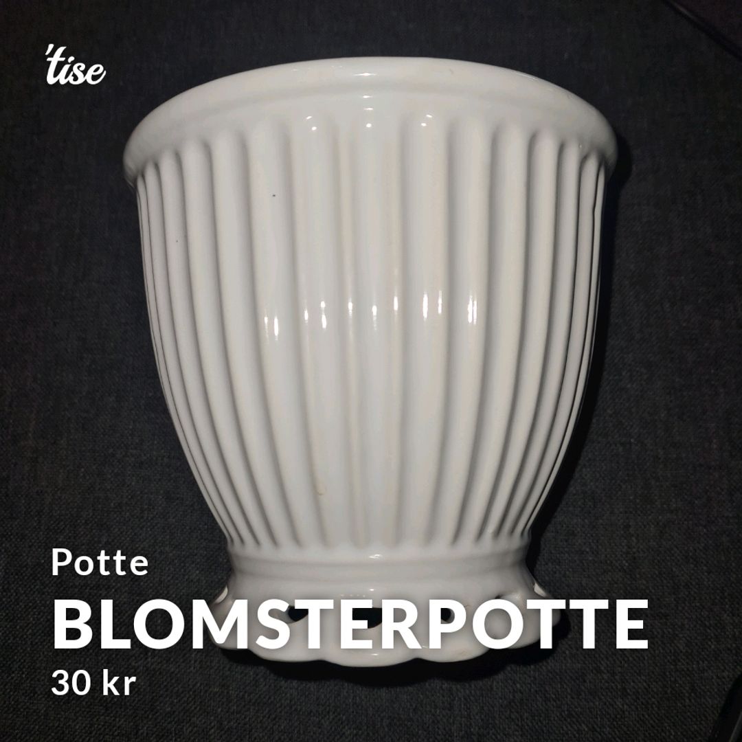 Blomsterpotte