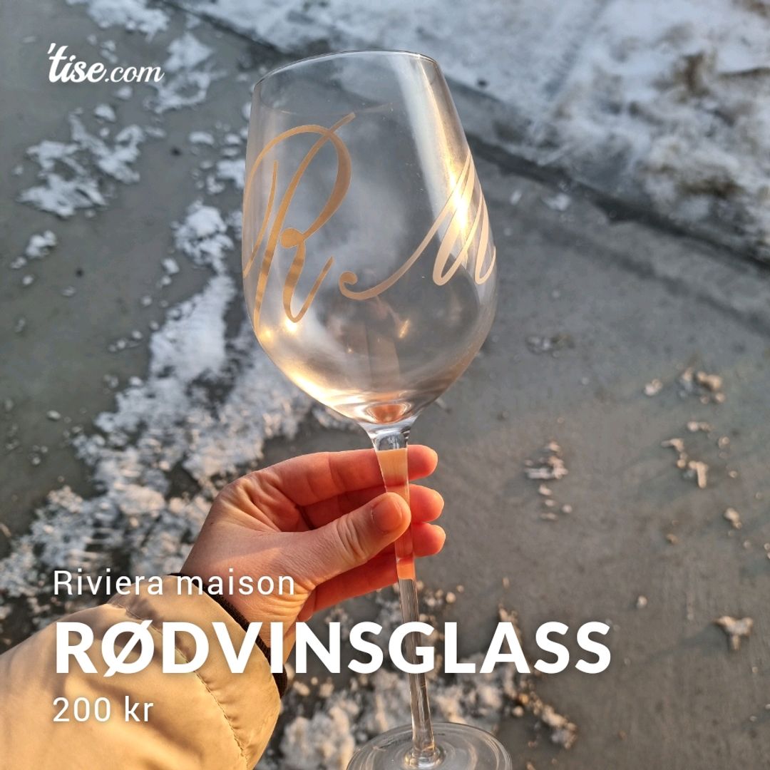 Rødvinsglass