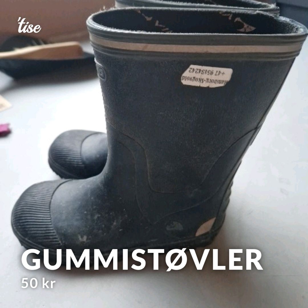 Gummistøvler