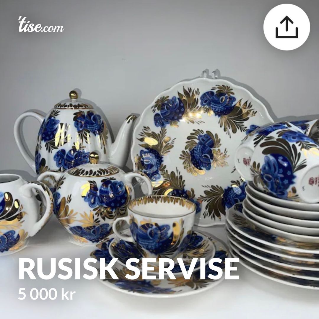 Rusisk servise