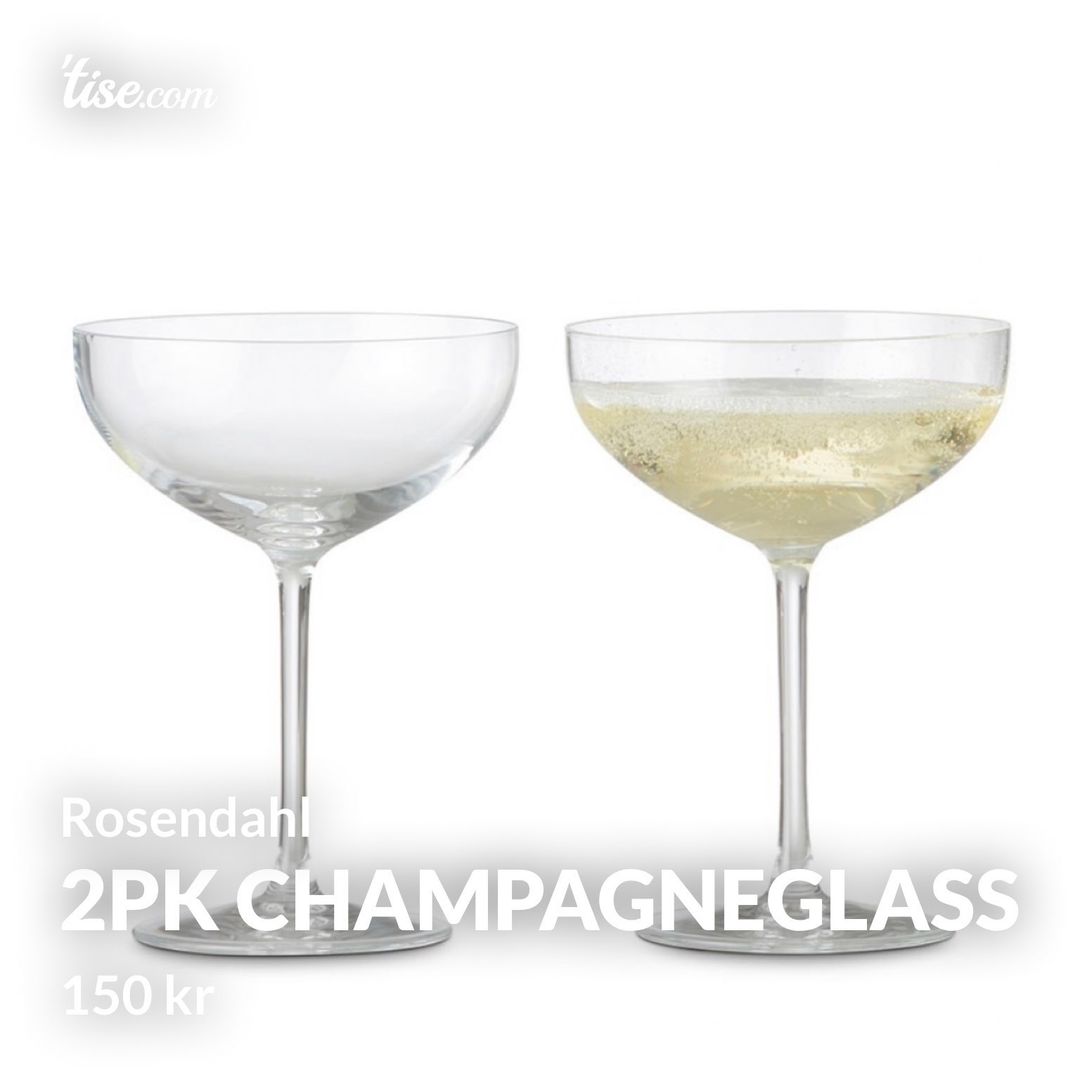 2pk Champagneglass