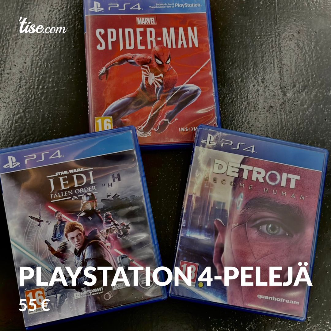 PlayStation 4-pelejä