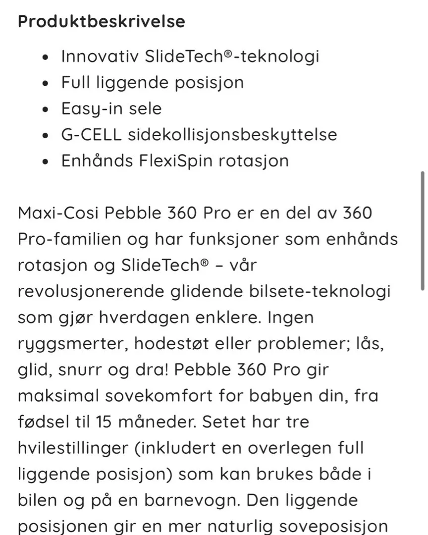 Maxi-Cosi 360 Pro