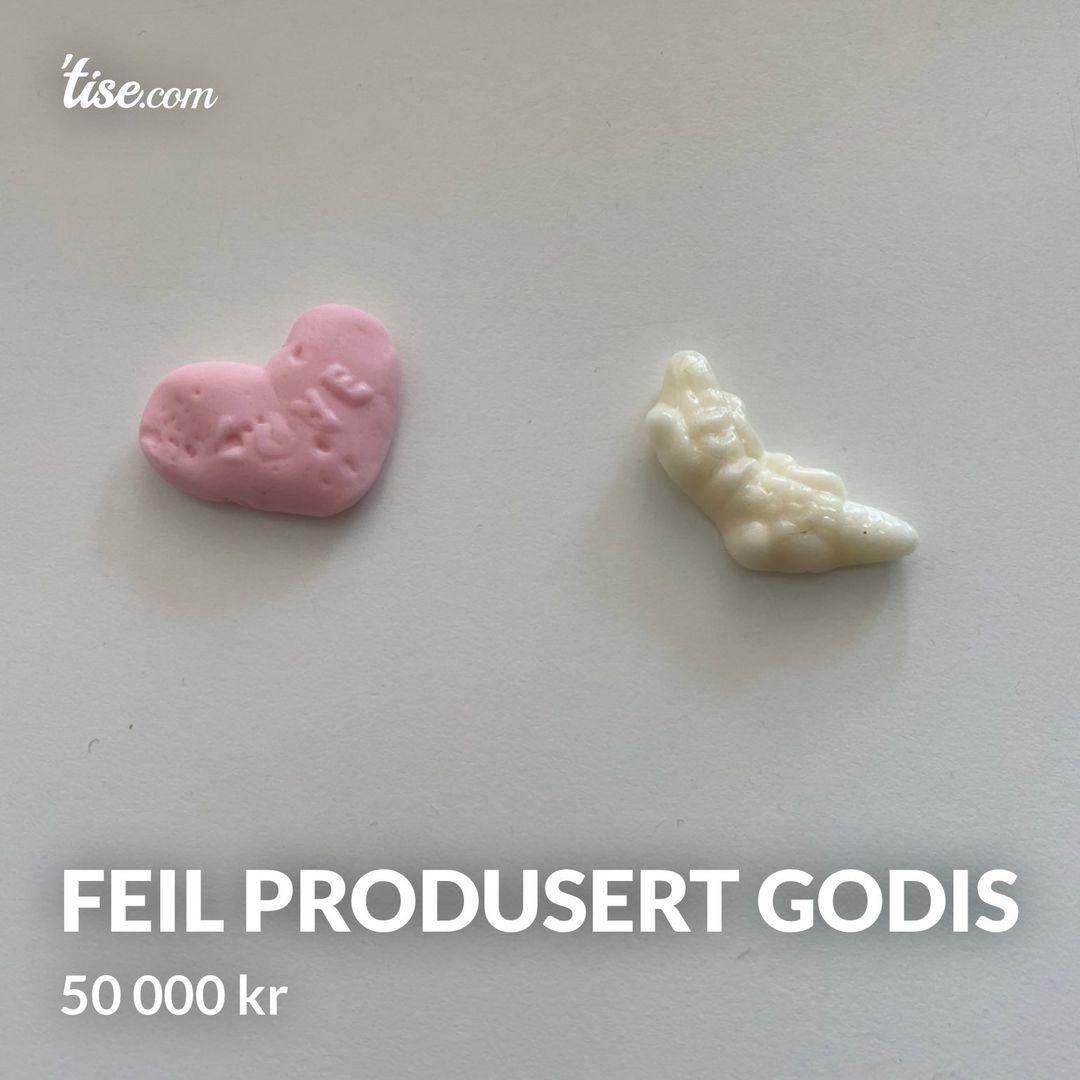 Feil produsert godis