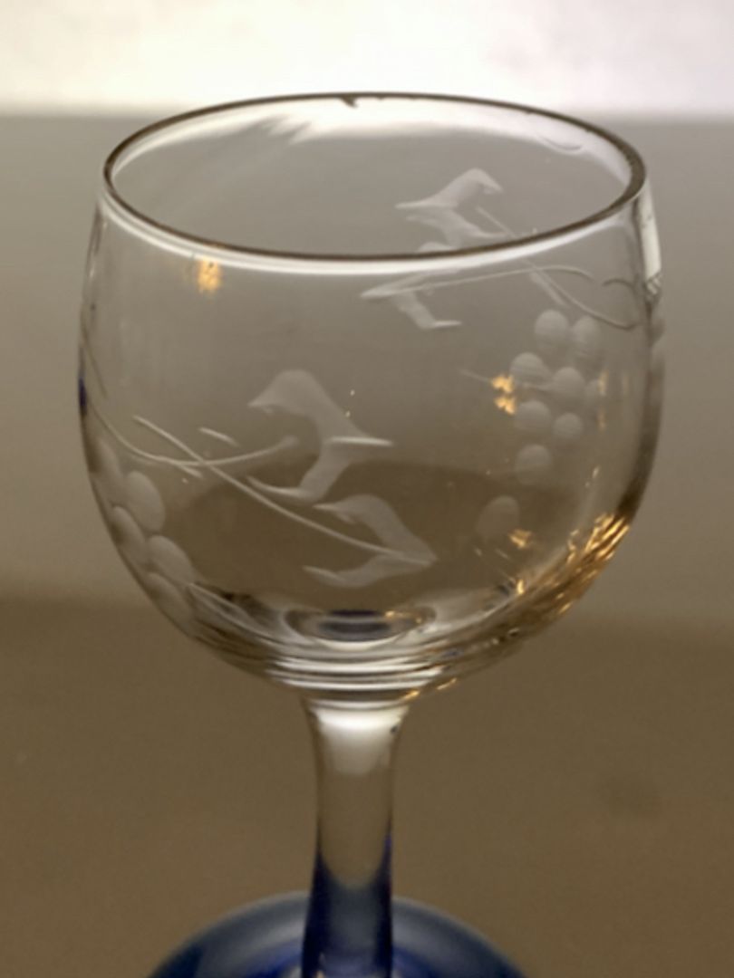 Likørglass vintage