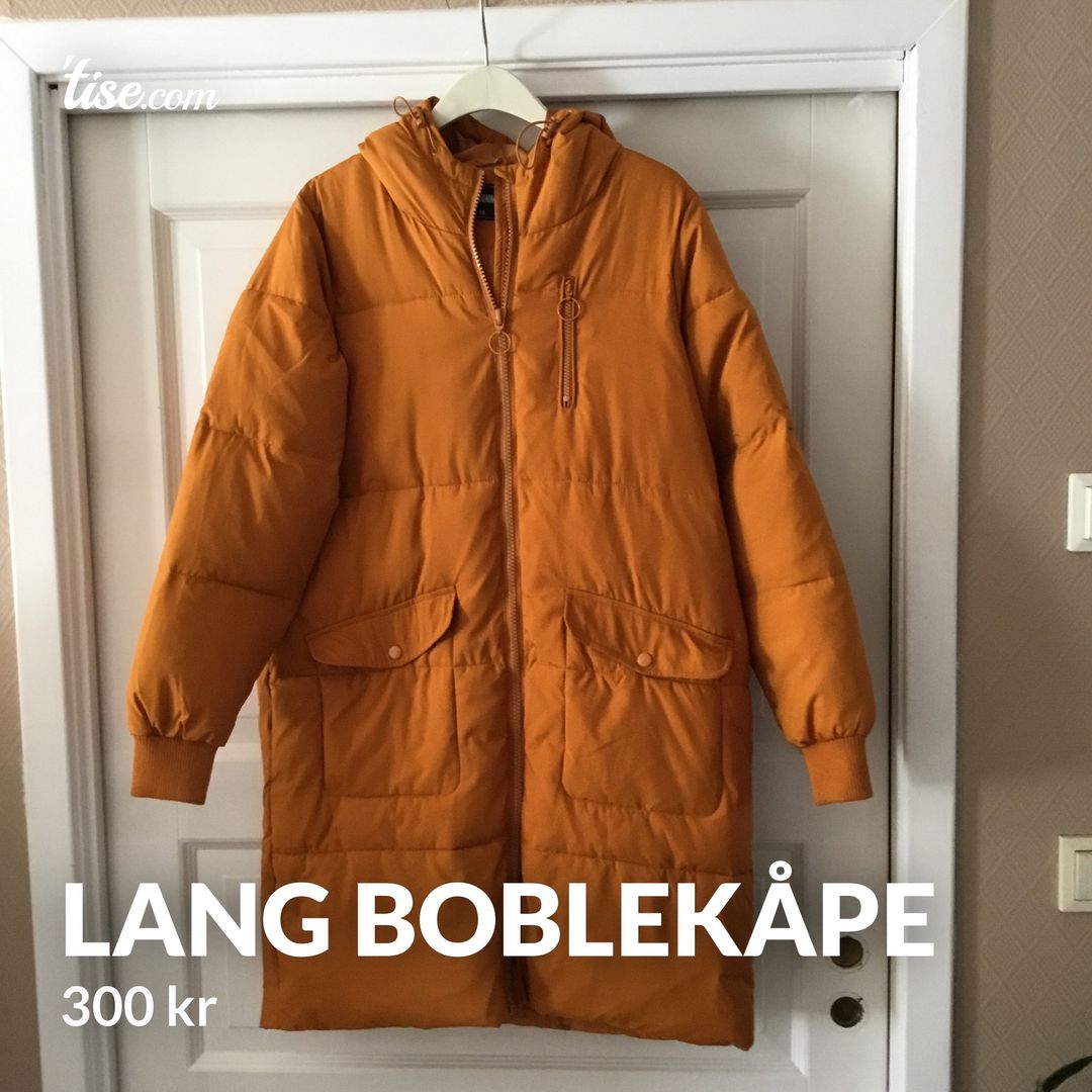 Lang boblekåpe