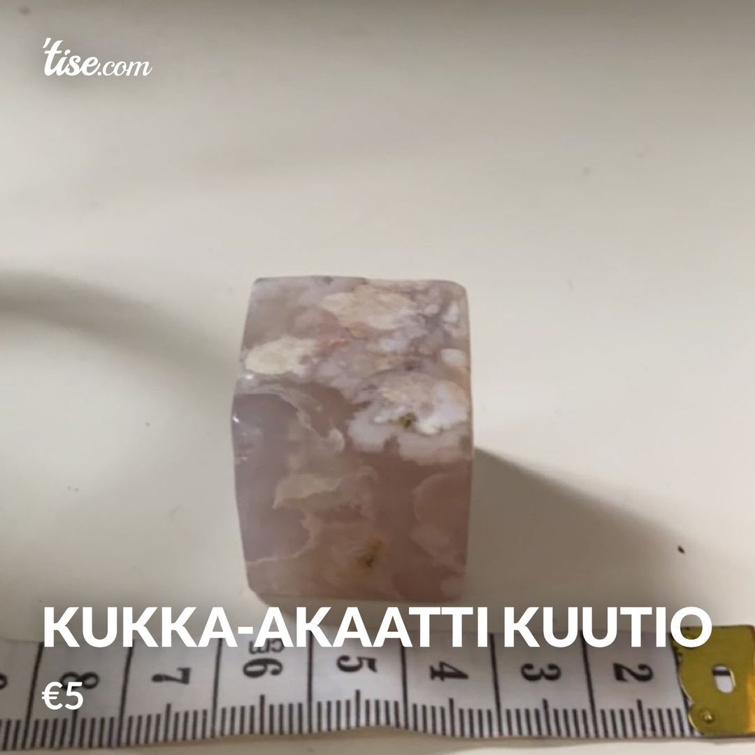 kukka-akaatti kuutio