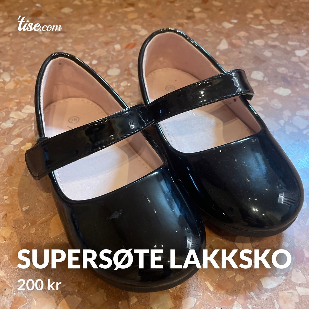 Supersøte lakksko