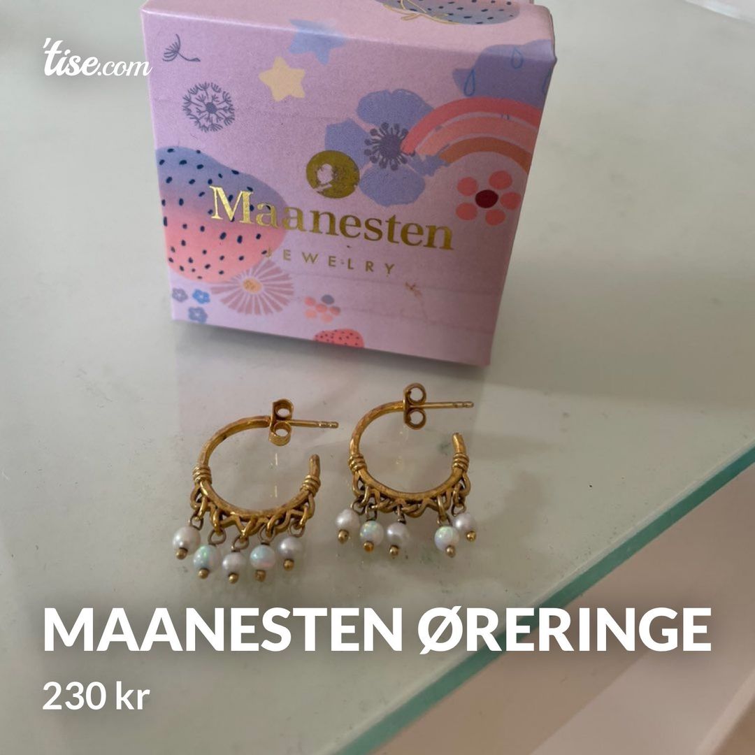 Maanesten øreringe