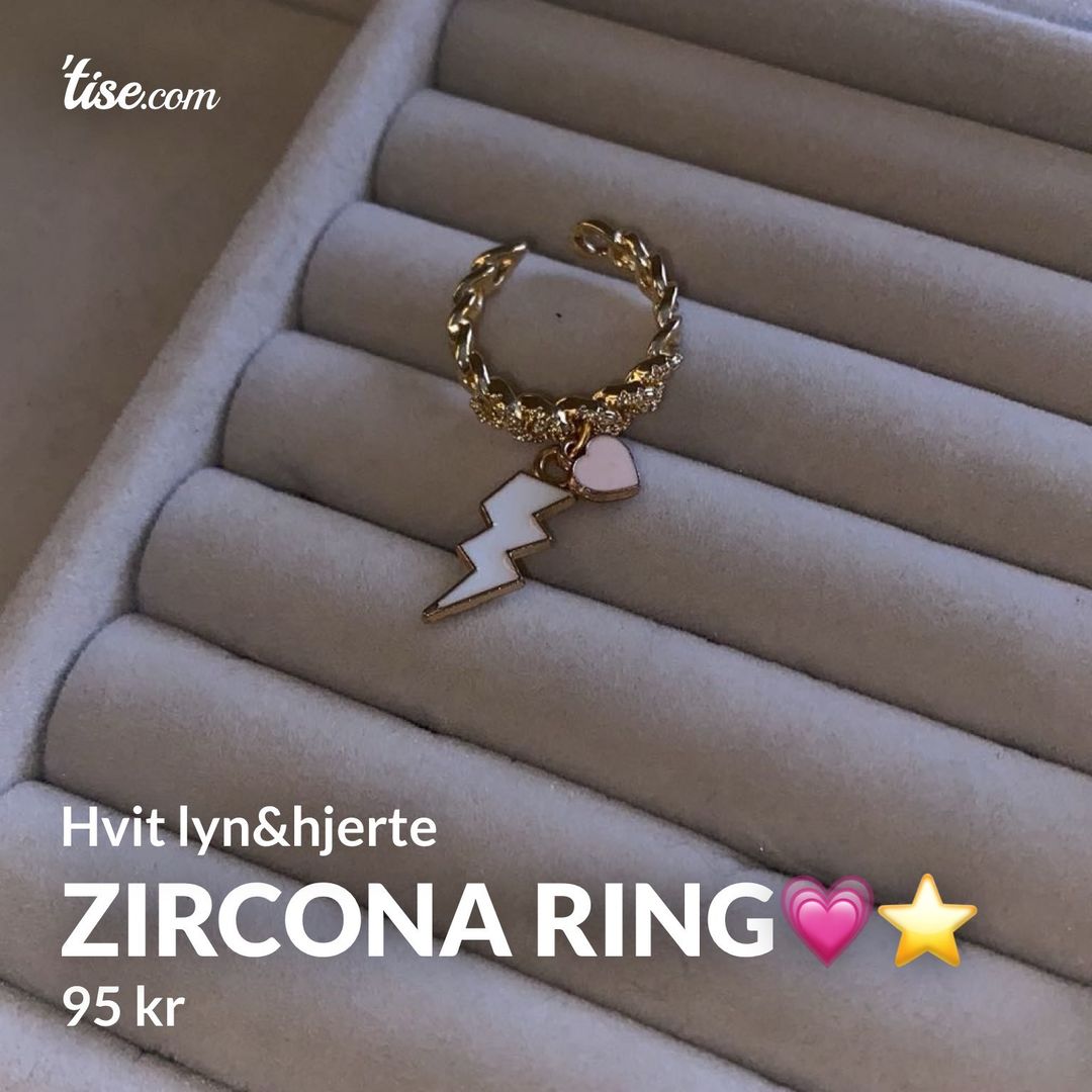 Zircona ring💗⭐️