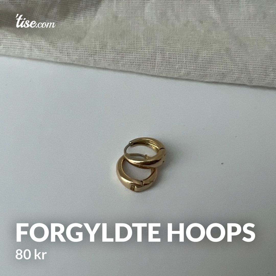 Forgyldte hoops